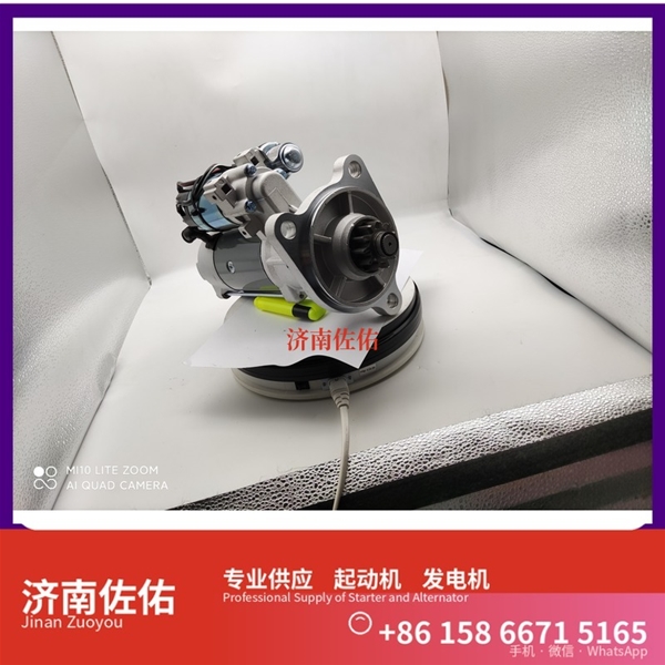 天津0001261001起动机D0708-3701100B发电机 斯堪尼亚 上柴 D9 现代 XS365J 配潍柴 WP10 玉柴 船用 YC6MK-C 6B5.9 配潍柴 WP6 启动马达
