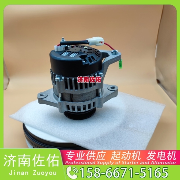 天津1001778863起动机JFZ2503K发电机 GR215 配潍柴 WP6 日立｜ZX470｜6WG1 Doosan 大柴 CA6DK 上柴 SC9D 卡特 374F C18 平地机 启动马达